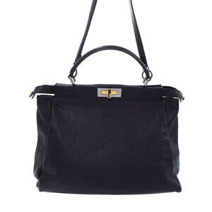 Fendi Peekaboo handbag ISeeU Leather 2way Shoulder Bag